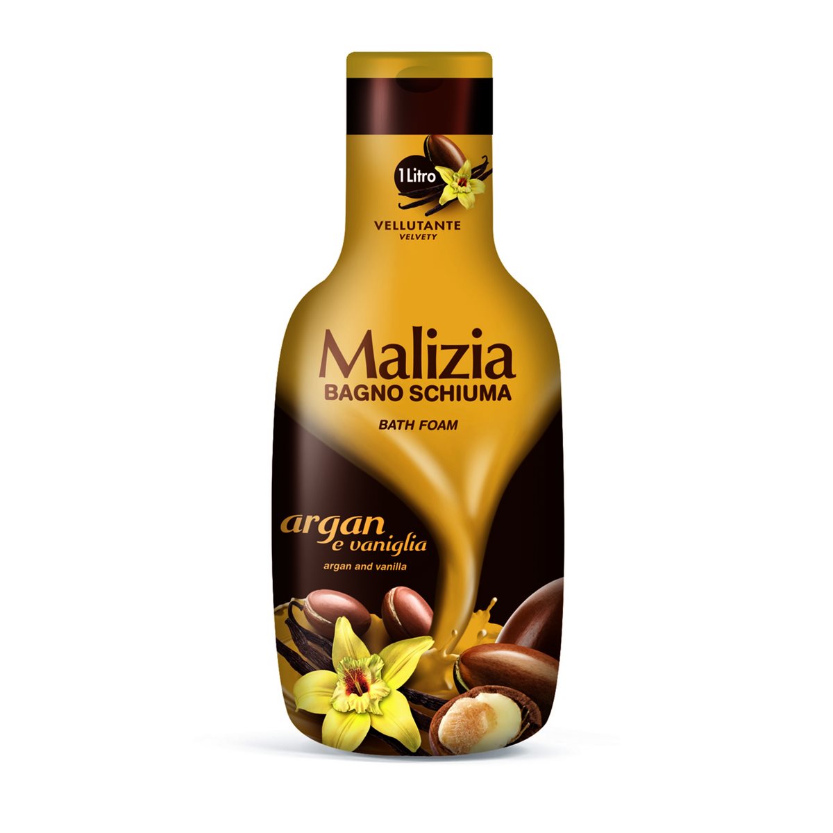 Malizia Spumant de Baie cu Ulei de Argan 1 L