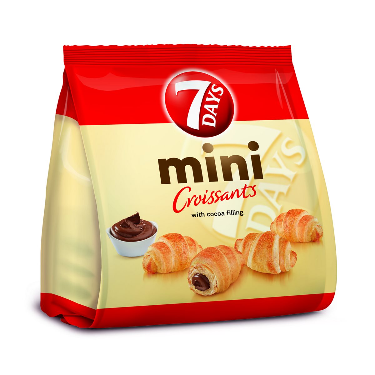 7 Days Mini Croissant Umplutura De Cacao 185 g