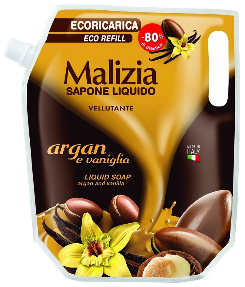Malizia Rezerva Sapun Lichid cu Ulei de Argan 1 L