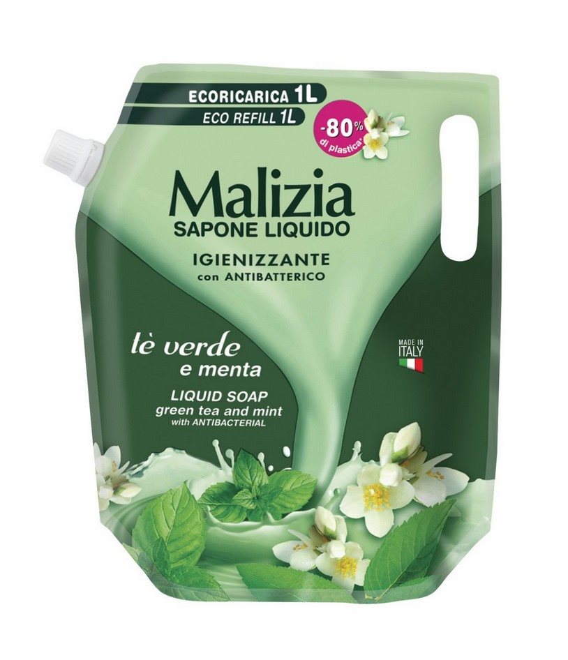 Malizia Rezerva Sapun Lichid cu Ceai Verde 1 L
