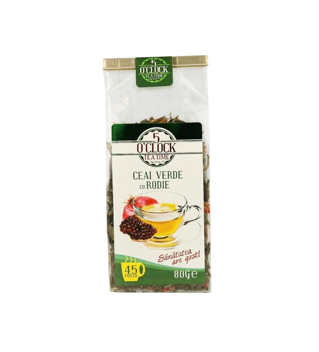 5 O'Clock Tea Ceai Verde cu Rodie 80 g