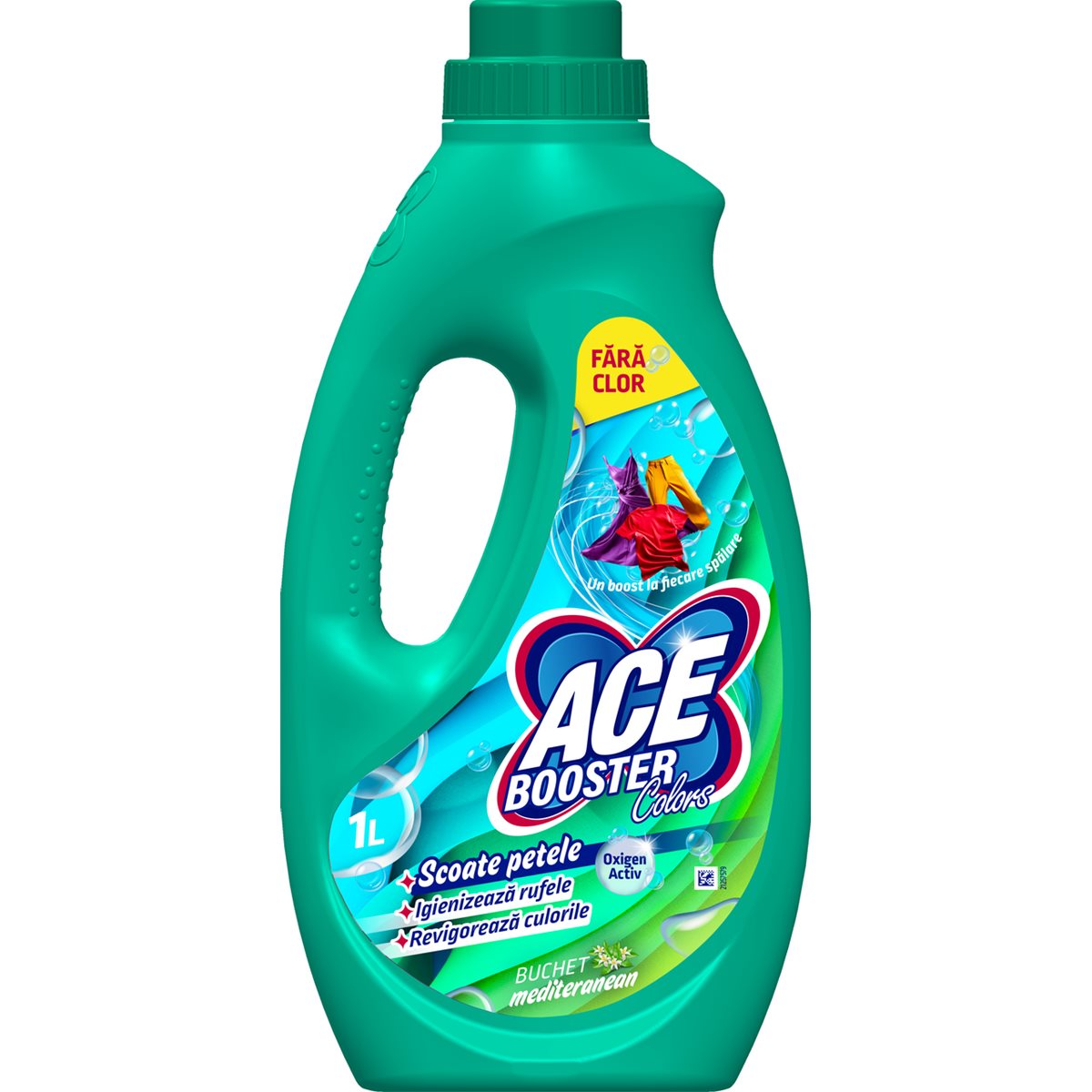 Ace Booster Detergent Rufe Colorate Parfumat 1 L