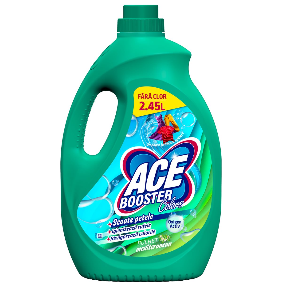 Ace Booster Detergent Rufe Colorate Parfumat 2,45 L